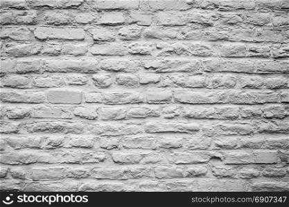 White brick wall. photo background texture