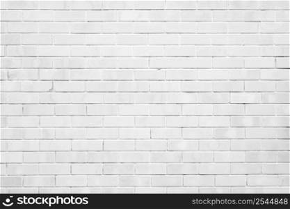 white brick wall texture and background with copy space
