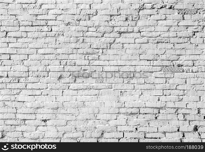 white brick wall texture grunge background