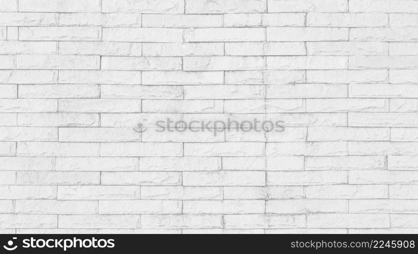 White brick wall texture used for background design.