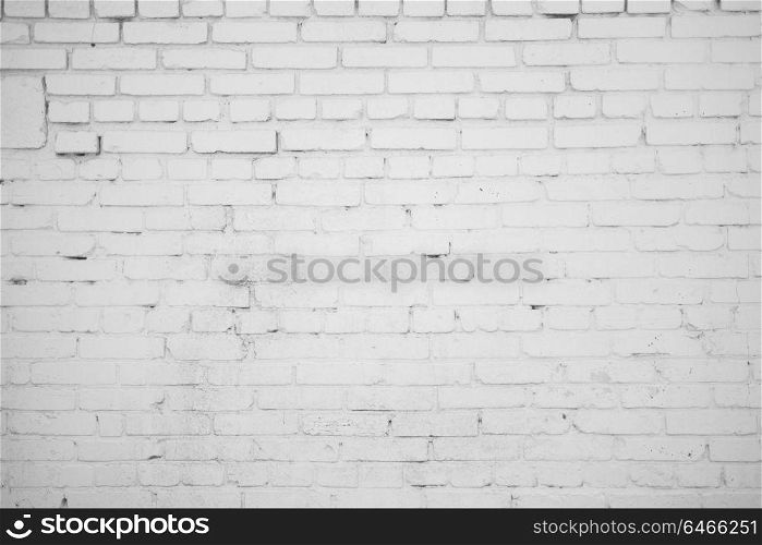 White brick wall. White brick wall for texture or background