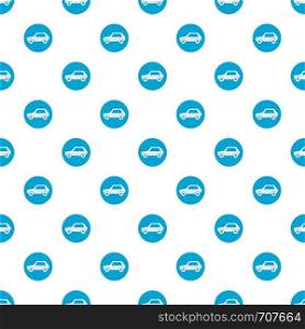 White car pattern seamless in flat style for any design. White car pattern seamless
