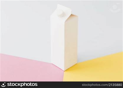 white carton milk package bright board