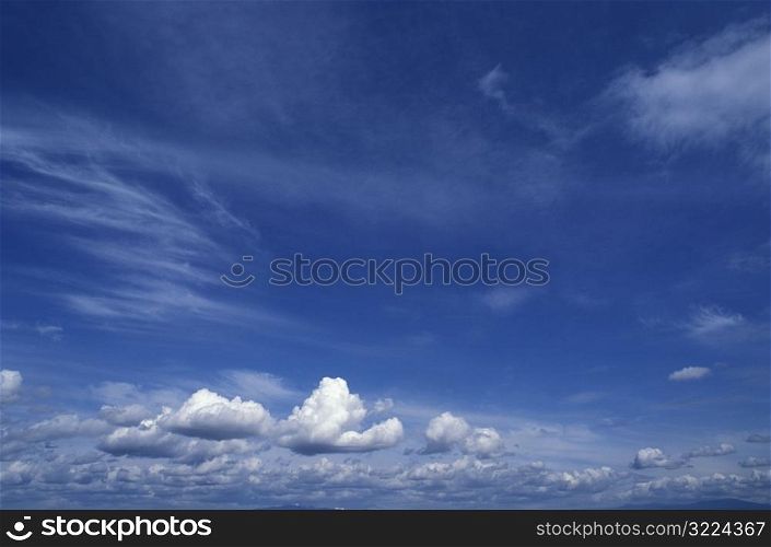 White Clouds In A Clear Blue Sky