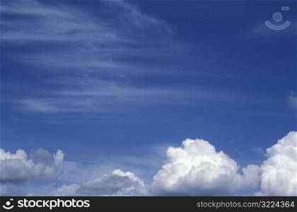 White Clouds In Blue Sky