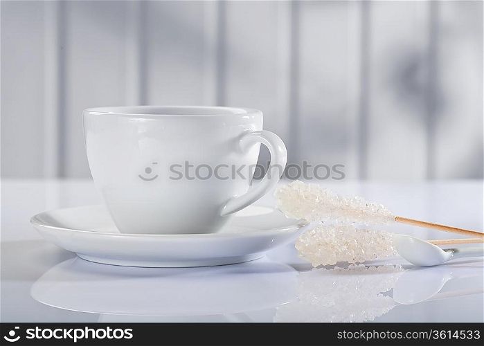 white coffe set