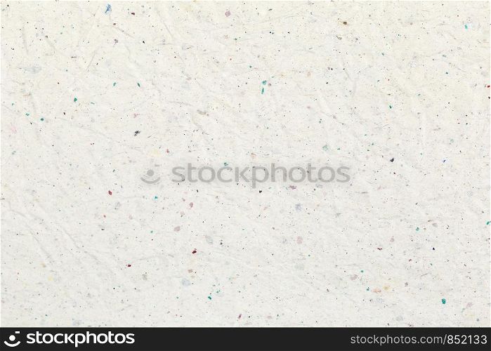 White crumpled recycled paper texture background for business communication and education design.