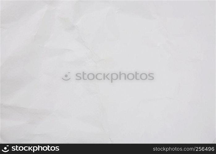 White crumpled watercolor paper background