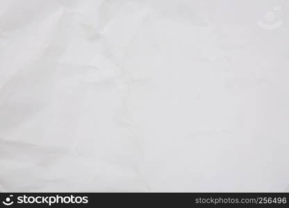 White crumpled watercolor paper background