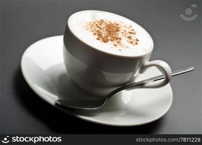 white cup of cappuccino