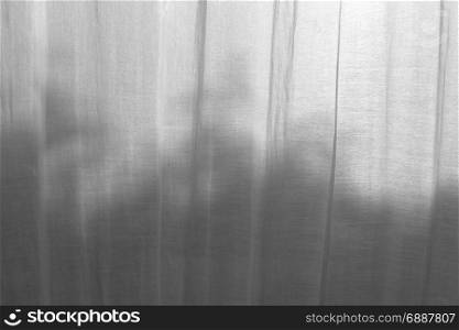 white curtain with shadow, image can be use for background