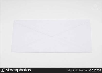 White envelope on white background