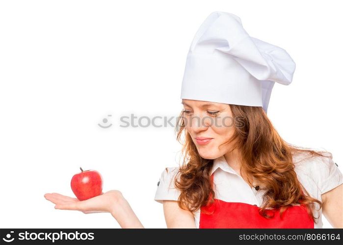 ++++ white, female, chef, uniform, hat, person,