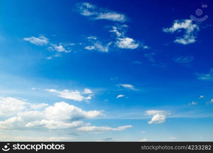 white fluffy clouds