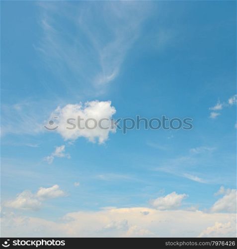 white fluffy clouds