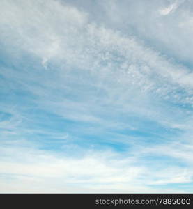 white fluffy clouds in the blue sky