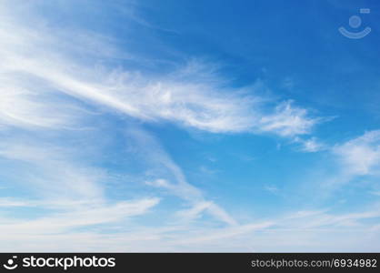 white fluffy clouds on sky