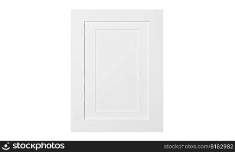 White frame 3d rendering. illustration Modern picture frame concept, Empty white border image frame space for your text on pink background, Mock-up poster frame on wall minimal. PNG