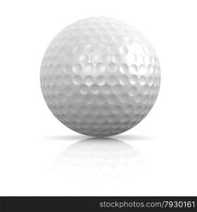 White golf ball