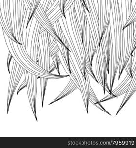 White Hair Background. White Wave Pattern. Abstract Wave Background. Hair Background