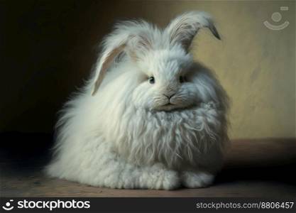 White Holland Lop Rabbit