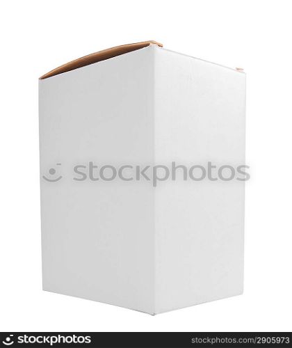 White isolaten nameless box