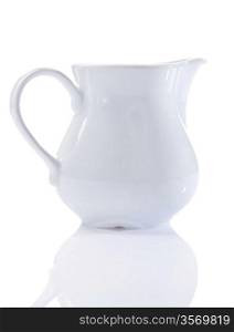 white jug isolated