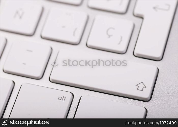 white keyboard modern laptop. High resolution photo. white keyboard modern laptop. High quality photo