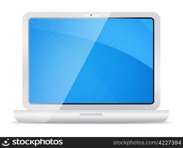 white laptop icon