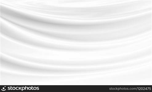 White luxury cloth background with copy space