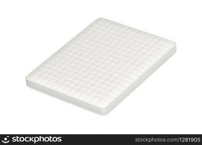 White mattress isolated on white background