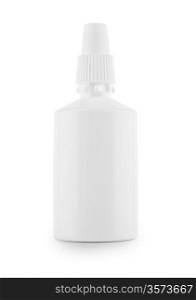 White medical bottle it is isolated