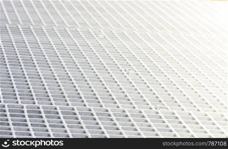 White metal on hole seamless pattern, background and texture