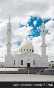 White mosque in Bolgar of Tatarstan