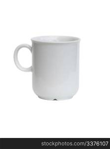 White Mug on a white background