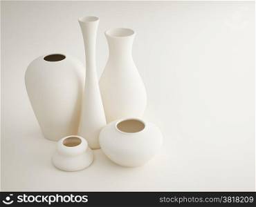 white of groups vase