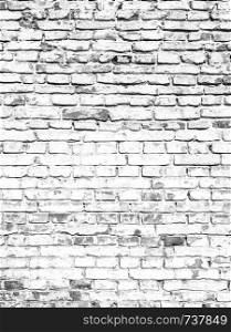 white old brick wall background