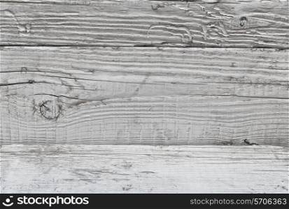 White old wooden shelf
