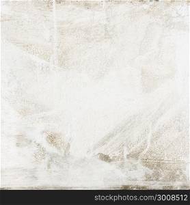White painted on gray concrete texture wall. Abstract background.