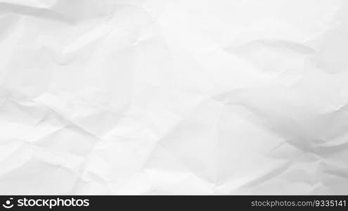 White Paper Texture background. Crumpled white paper abstract shape background with space paper for text