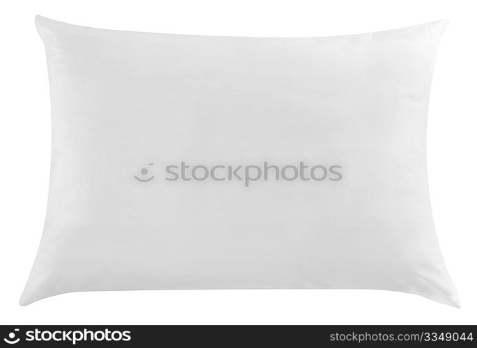 White pillow. Isolated