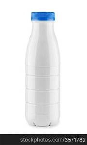 white plastical bottle