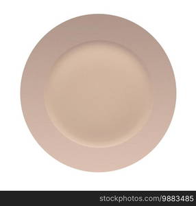 White plate isolated on white background. plate isolated on white