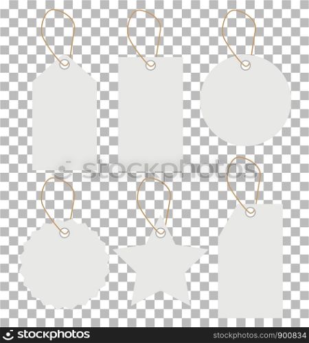 white price tags on transparent background. white price tags sign. flat style. price tags icon for your web site design, logo, app, UI.