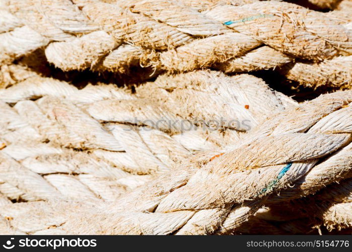 white rope dirty and old like abstract background