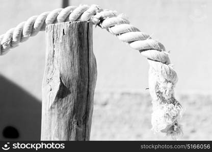 white rope dirty and old like abstract background