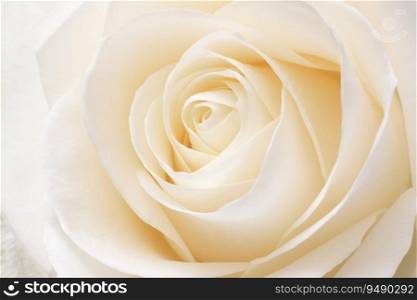 White rose close-up. Flower background nature. 