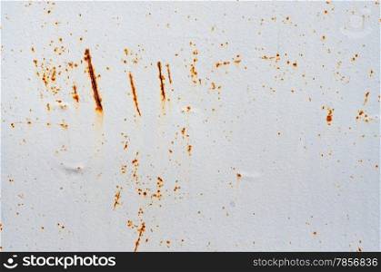 White Rusted and scratched background for your design.