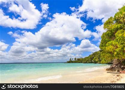 White sand Easo beach, Lifou, New Caledonia, South Pacific