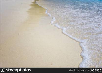 white sand tropical beach detail , Perhentian Islands, Malaysia. white sand beach detail